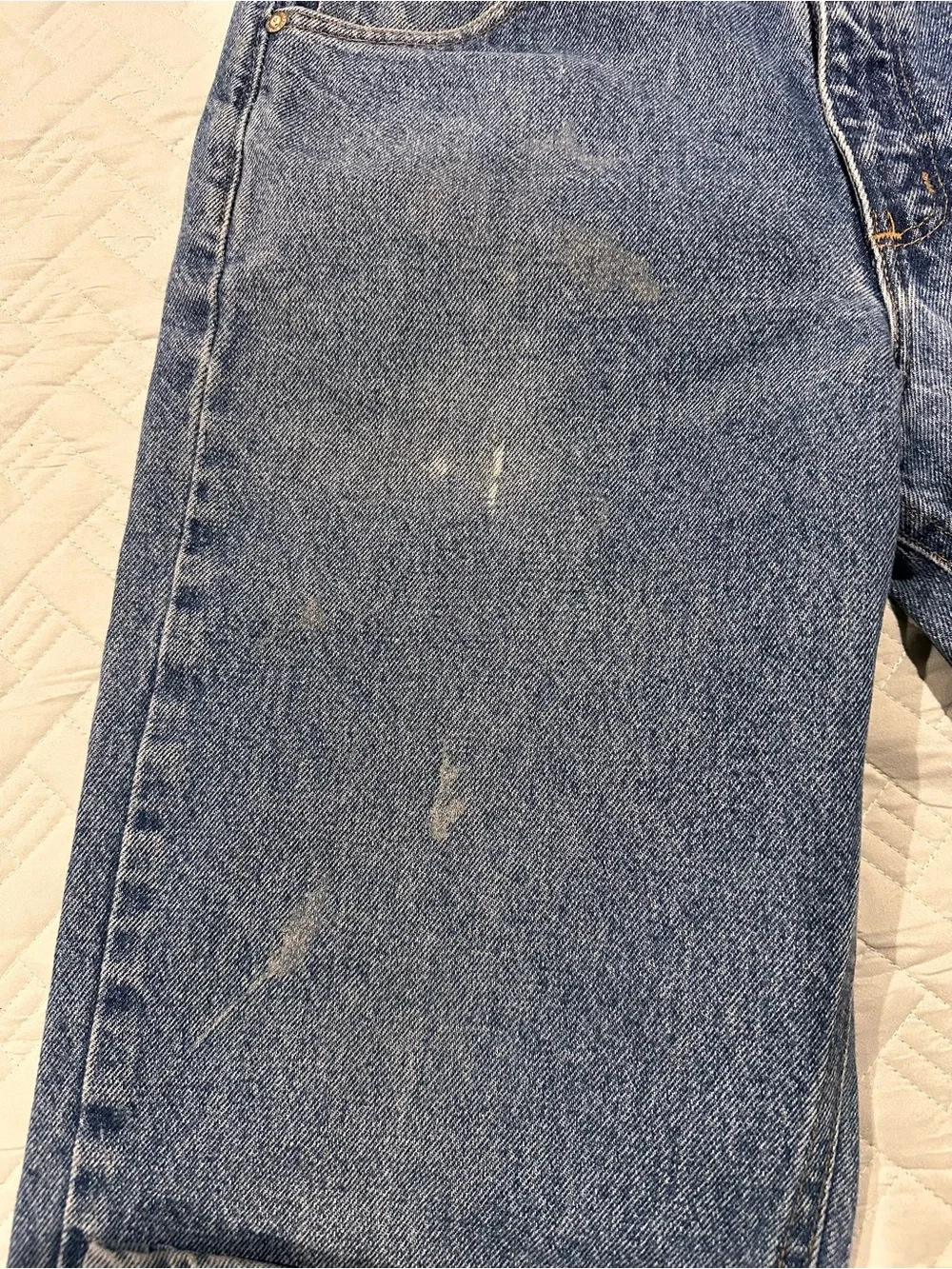 Carhartt Light Blue Relaxed Fit Denim Jeans